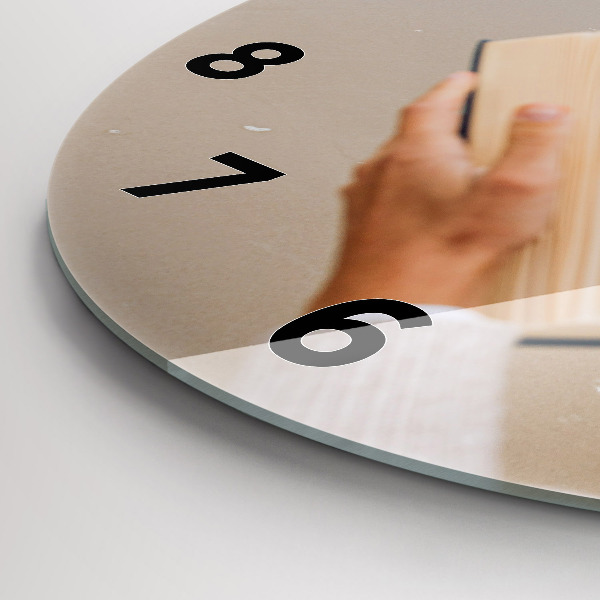 hodiny na skle Chvilka s knihou