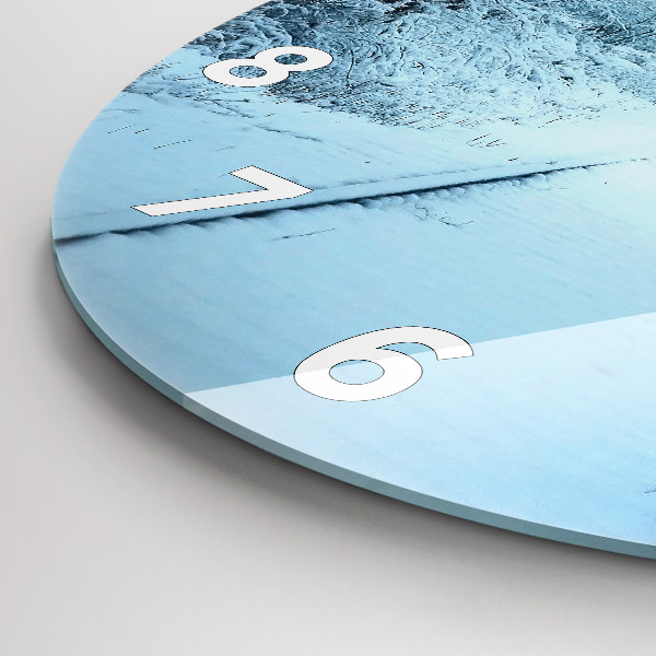 hodiny na skle Jeleni na kolejích