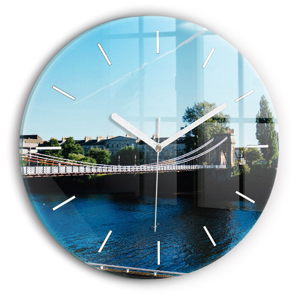 hodiny na skle Southportland Skotsko