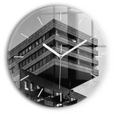 hodiny na skle Architektura v Amsterdamu