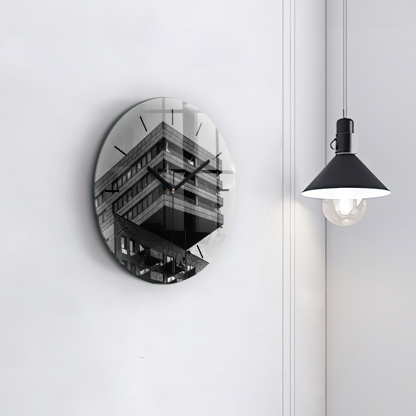 hodiny na skle Architektura v Amsterdamu