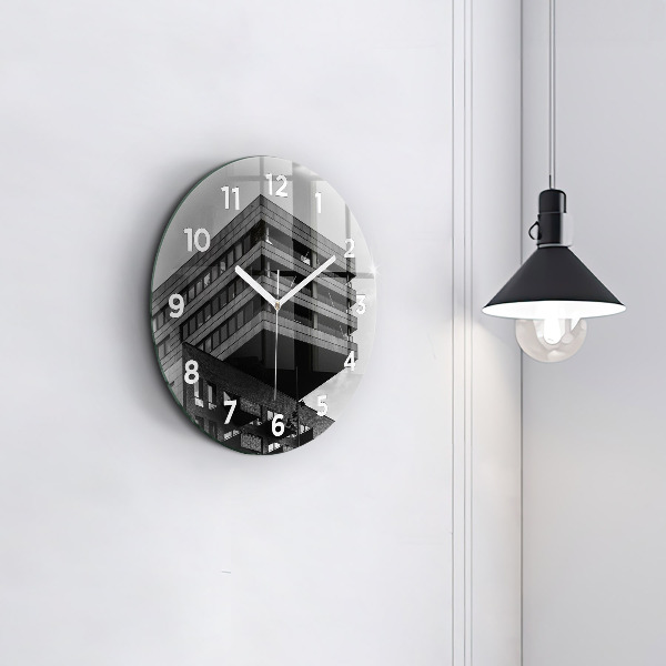 hodiny na skle Architektura v Amsterdamu