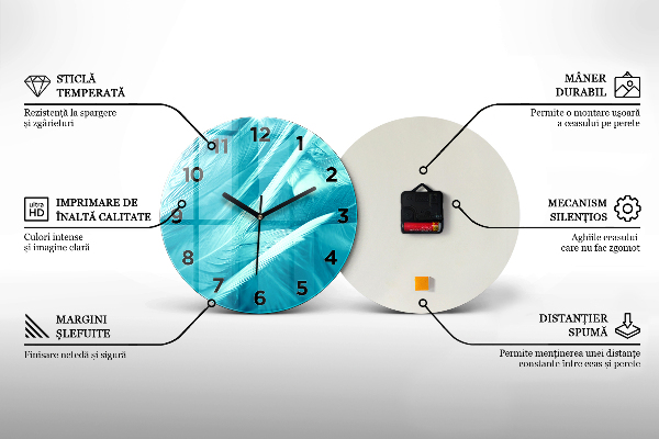 hodiny na skle Útesy v Dubrovníku