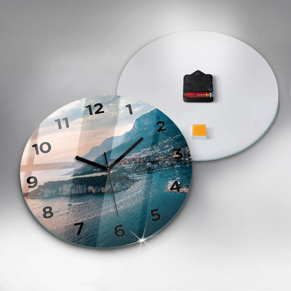 hodiny na skle Ostrov v Chorvatsku