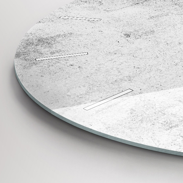 hodiny na skle Betonová zeď