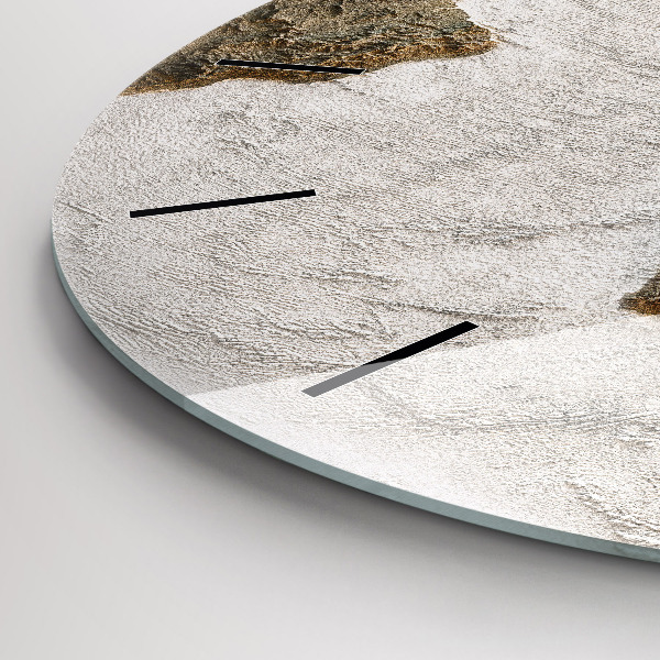 hodiny na skle Stará mapa světa