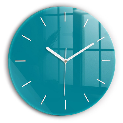 hodiny na skle Mořská