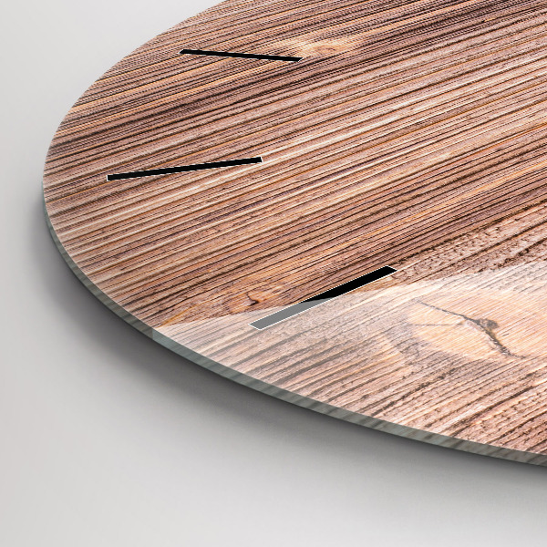 Kulaté skleněné hodiny s fotkou Paprika