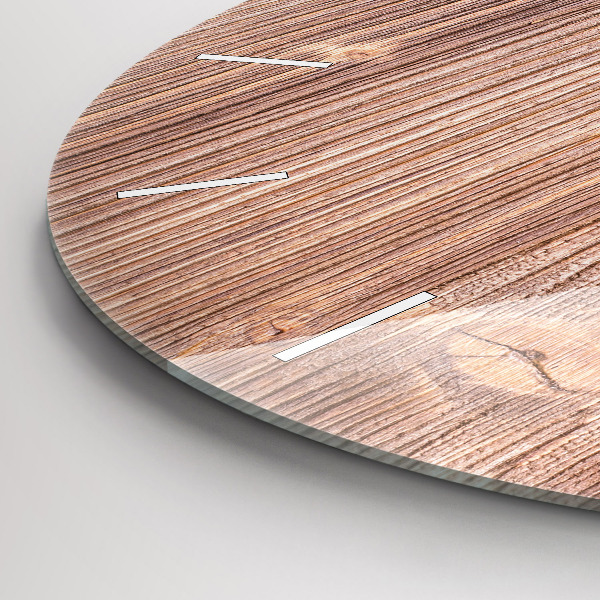 Kulaté skleněné hodiny s fotkou Paprika