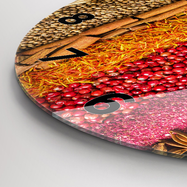 hodiny na skle Řady koření